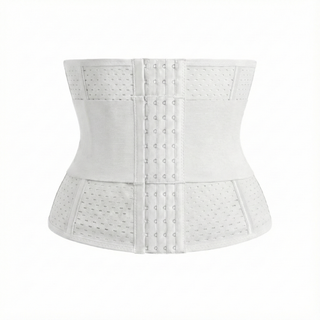 White waist trainer on a white background