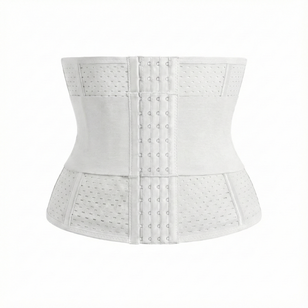 White waist trainer on a white background