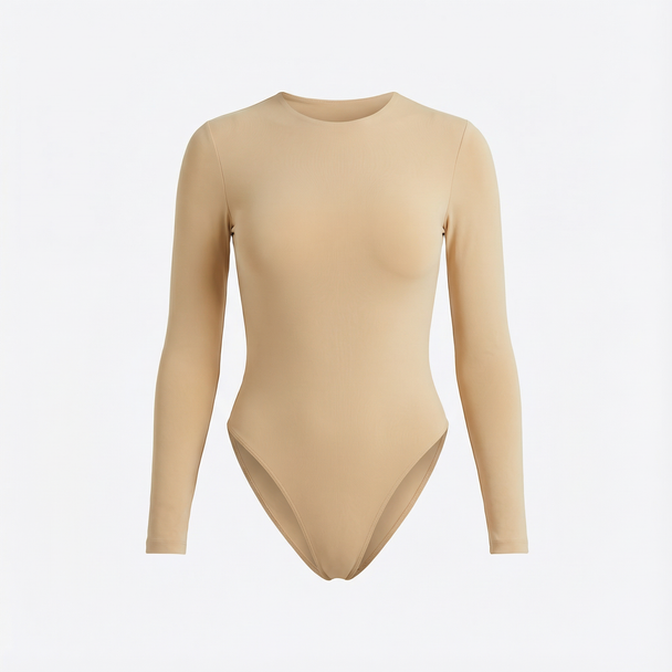 Long Sleeve Thong Bodysuit