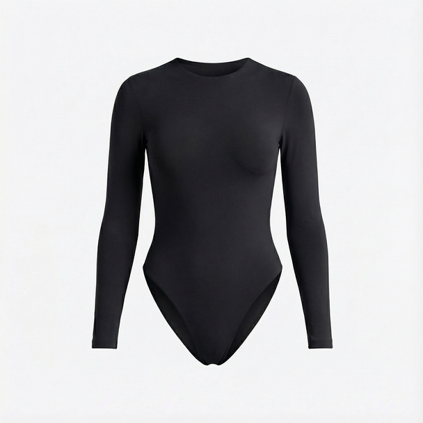 Long Sleeve Thong Bodysuit