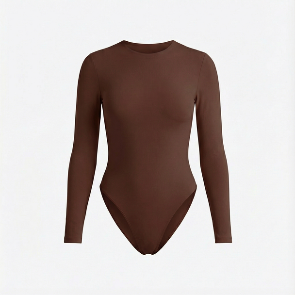 Long Sleeve Thong Bodysuit