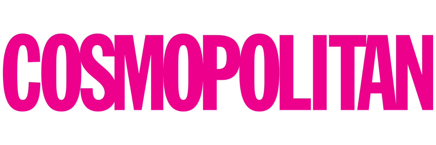 Cosmopolitan logo in pink on a transparent background