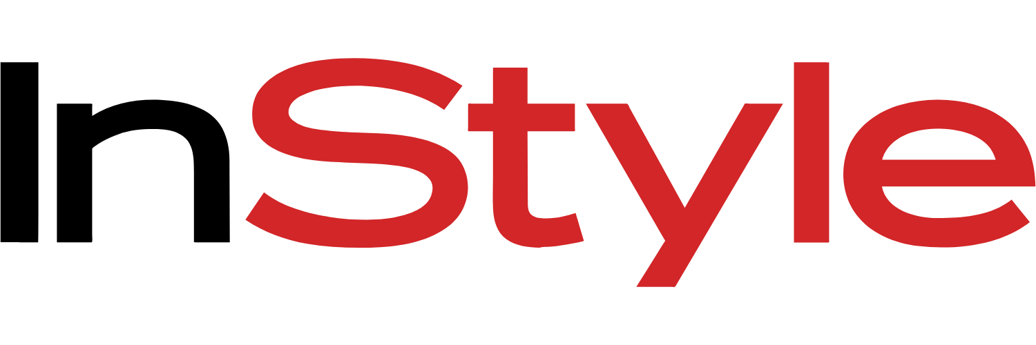InStyle logo with black and red text on a transparent background